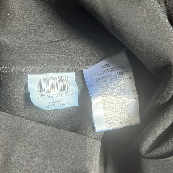 BCBGMAXAZARIA | Black smoke comb strapless formal dress - Picture 10 of 16